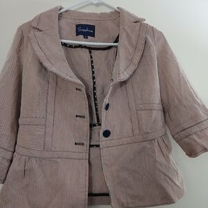 Striped Blazer for Women